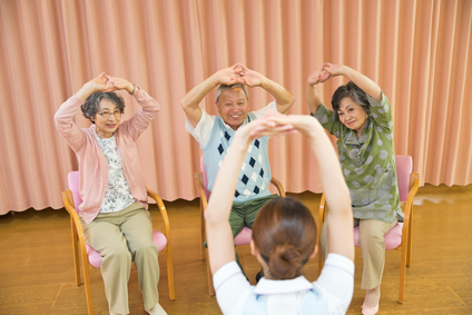 建物内デイサービスをご利用できます（介護保険）